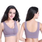 Lot de 3 brassi�re femmes - xhm478a1 - grisa - sport - grande taille