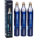 Lot de 3 cylindre de recharge de gaz co2 pour machine  gazifier sodastream 60l - wessper - substitut ...