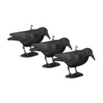 Relaxdays �pouvantail � pigeons lot de 3 pi�ces en plastique pour repousser les oiseaux pour jardin & ...