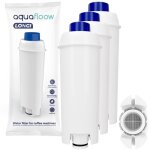 Lot de 3 filtres  eau aquafloow longi ser3017 / dlsc002 pour cafetire delonghi magnifica ecam esam ...