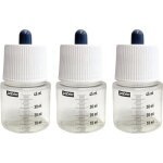 Lot de 3 flacons vides 45 ml pour encres