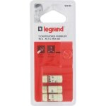 Lot de 3 fusibles avec voyant - legrand - 16 a - 10. 3x25. 8 mm