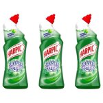 Lot de 3 gels wc fosses septiques menthe - 750 ml