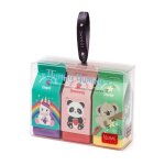 Gommes parfumes - legami - yummy - lot de 3 - fraise raisin vanille - modles licorne koala panda