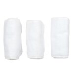 Lot de 3 inserts lavables pour couche bb 35cm blanc