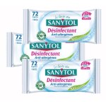 Lot de 3 lingettes - 72 * 3 lingettes d�sinfectantes multi - usages anti - allerg�nes sanytol