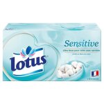 Mouchoirs en papier - lotus - sensitive - 4 paisseurs - ultra doux - lot de 3 botes