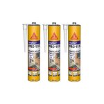 Lot de 3 mastics colles sika sikaflex pro 11 fc purform - blanc - 300ml