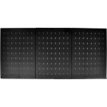 Lot de 3 panneaux muraux perfors