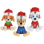 Lot de 3 peluches - patpatrouille - chase stella et marcus - + / - 17 cm - version no�l