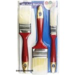Lot 3 pinceaux peinture acrylique - huile - hong ye - id�al travaux bricolage - 50mm 38mm 25mm