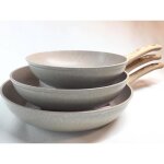 Po�le - pro - lot de 3 - beige - anti rayures - anti adh�sif - finition bois