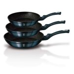 Casseroles - berlinger haus - aquamarine bh - 6177 - lot de 3 pices - aluminium forg - revtement granit ...