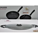 Lot 3 poles manche fixe et wok 32 cm schumann