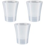 Gt garden - lot de 3 pots pour orchid�es avec r�serve deau - arte - dea transparent 2 litres