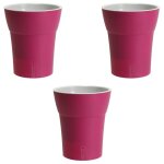 Gt garden - lot de 3 pots pour orchid�es avec r�serve deau - dali - dea pourpre 2 litres