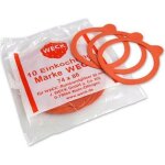 Lot de 3 sachets de 10 joints weck - dia 80 mm