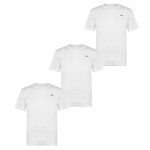 Lot de 3 t - shirt coton hommes - reebok - manches courtes - col arrondi - blanc