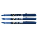 Stylo roller - pilot - vball vb5 - encre liquide - pointe métal - lot de 3 - bleu Stylo roller - pilot - vball vb5 - encre liquide - pointe métal - lot de 3 - bleu