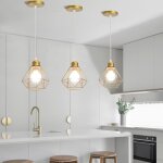 Lot de 3 suspension luminaire industriel tokius lustre abat - jour vintage design cage métal Ø160mm éclairage ... Lot de 3 suspension luminaire industriel tokius lustre abat - jour vintage design cage métal Ø160mm éclairage ...