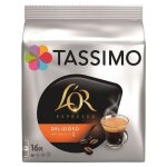 Lot de 3 - tassimo : lor espresso delizioso - 16 dosettes de caf