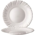 Lot de 36 assiettes plates feston 230 mm