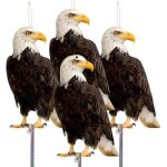 Lot de 4 anti pigeon pour balcon effaroucheur oiseaux hibou avec réfléchissant bande anti corbeau anti ... Lot de 4 anti pigeon pour balcon effaroucheur oiseaux hibou avec réfléchissant bande anti corbeau anti ...