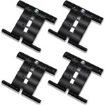 Lot de 4 attaches rigides de tablier secu - fix pour volet roulant - verrou automatique 2 maillons - ...