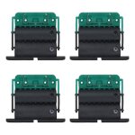 Attaches de tablier - clicksur - h875e - verrous rigides - tube zf54 et octo - lame de 8 mm