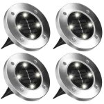 Balises solaires - 4 led - ultra plates - installation facile - Énergie solaire - jardin Balises solaires - 4 led - ultra plates - installation facile - Énergie solaire - jardin