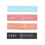 Lot de 4 bandes de r�sistance fitness 16cm multicolore