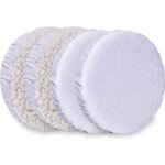 Lot de 4 bonnets de polissage 240mm ? 2 bonnets en éponges et 2 bonnets synthétique ? pour polisseuses ... Lot de 4 bonnets de polissage 240mm ? 2 bonnets en éponges et 2 bonnets synthétique ? pour polisseuses ...