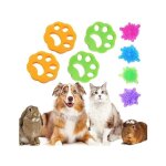 Lot de 4 boules attrape - poils pour machine � laver pour animaux de compagnie - zhuodike