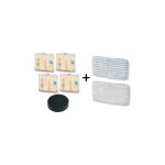 Lot de 4 cartouches anti - calcaire et de 2 lingettes nettoyeur vapeur zr850001 zr850002 rowenta tefal ...