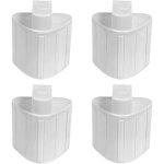 Lot de 4 cartouches anti - calcaire pour centrales vapeur powersteam rowenta liberty calor xd9070e0 - ...