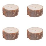 Cavaliers de table - paris prix - rondin - bois massif - marron - d. 4 cm