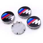 Lot de 4 centre de roue cache moyeu rouge remplacement pour bmw m 68mm