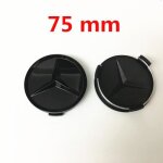Lot de 4 centre de roue cache moyeu rouge remplacement pour mercedes benz 75mm( noir brillant ) Lot de 4 centre de roue cache moyeu rouge remplacement pour mercedes benz 75mm( noir brillant )