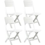 Chaise pliable - orion91 - bliss - 4 chaises - plastique pp - 120 kg max Chaise pliable - orion91 - bliss - 4 chaises - plastique pp - 120 kg max