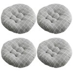 Lot de 4 coussin de chaise coussins de siège ronde tatami respirant schéma coussins de chaise galette ... Lot de 4 coussin de chaise coussins de siège ronde tatami respirant schéma coussins de chaise galette ...