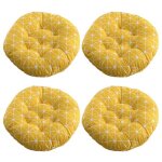 Lot de 4 coussin de chaise coussins de siège ronde tatami respirant schéma coussins de chaise galette ... Lot de 4 coussin de chaise coussins de siège ronde tatami respirant schéma coussins de chaise galette ...