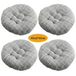 Lot de 4 coussin de chaise coussins de siège ronde tatami respirant schéma coussins de chaise galette ... Lot de 4 coussin de chaise coussins de siège ronde tatami respirant schéma coussins de chaise galette ...