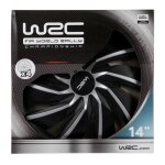 Lot de 4 enjoliveurs bi - couleur gris & noir 14 pouces - wrc - turbo - look racing - fixation simple ... Lot de 4 enjoliveurs bi - couleur gris & noir 14 pouces - wrc - turbo - look racing - fixation simple ...