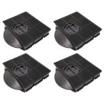 Lot de 4 filtres charbon rectangulaire fat303 type 303 215x205x43 mm hotte amc895 chf303 whirlpool ariston ... Lot de 4 filtres charbon rectangulaire fat303 type 303 215x205x43 mm hotte amc895 chf303 whirlpool ariston ...