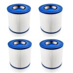 Lot de 4 filtres lavables pour aspirateurs karcher mv2 mv3 wd2 wd3 se4001 a 2204 2254