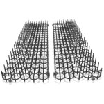 Lot de 4 grilles anti - nuisibles repulsif naturel pour jardinires et potagers - dcoupable et modulable ...