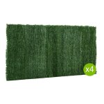 Lot de 4 haies artificielles - 200 x 300 cm