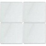Lot de 4 miroirs adhsifs carr paris prix argent - dcoration murale