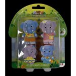 Lot 4 personnages famille �l�phant vulli - a partir de 18 mois