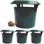 Lot de 4 pièges à escargots et limaces de jardin en plastique non toxique et respectueux de lenvironnement ... Lot de 4 pièges à escargots et limaces de jardin en plastique non toxique et respectueux de lenvironnement ...